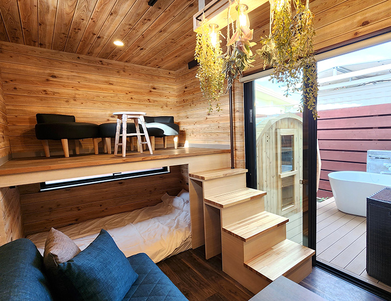 宮古島の全室バレルサウナ・レンタカー付きホテルのRoomsページ